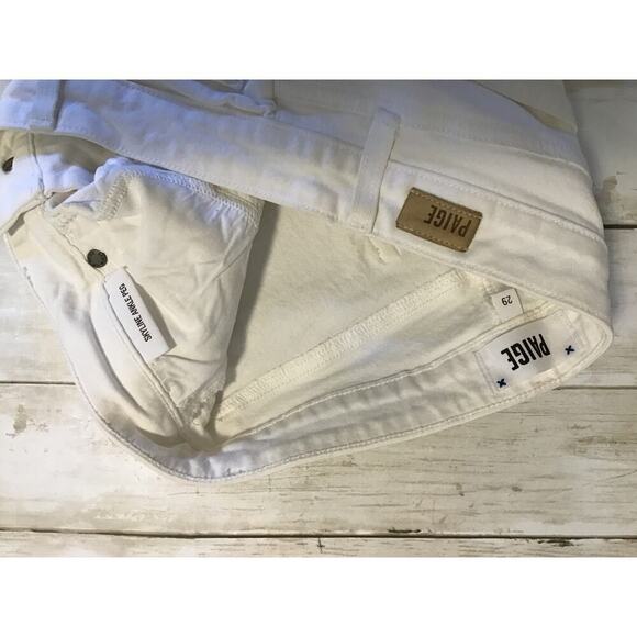 PAIGE WHITE Jeans size 29 Skyline Ankle Peg Optic White - Picture 5 of 10